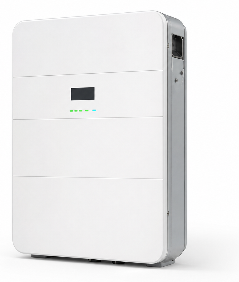Wall-mounted lithium iron phosphate battery for home energy storage